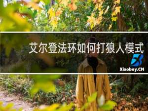 艾尔登法环如何打狼人模式