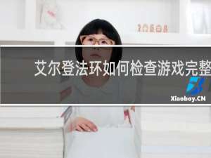 艾尔登法环如何检查游戏完整