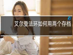 艾尔登法环如何用两个存档