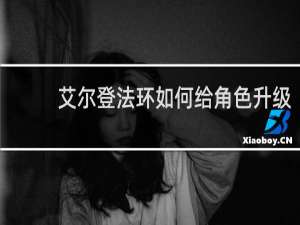 艾尔登法环如何给角色升级