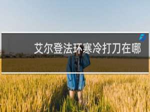 艾尔登法环寒冷打刀在哪