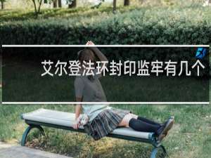 艾尔登法环封印监牢有几个