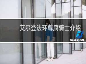 艾尔登法环尊腐骑士介绍