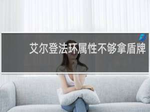 艾尔登法环属性不够拿盾牌