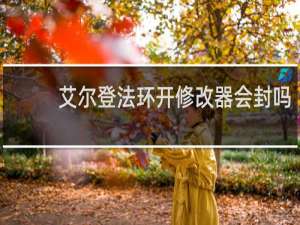 艾尔登法环开修改器会封吗