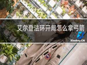 艾尔登法环开局怎么拿弓箭