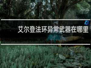 艾尔登法环异常武器在哪里