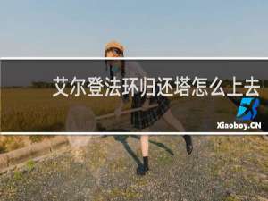 艾尔登法环归还塔怎么上去