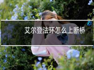 艾尔登法环怎么上断桥