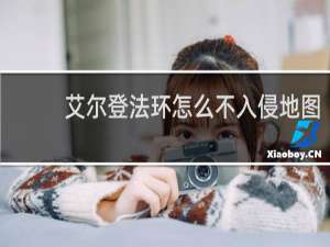 艾尔登法环怎么不入侵地图