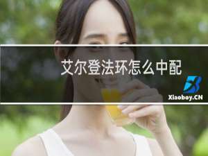 艾尔登法环怎么中配