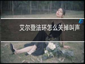 艾尔登法环怎么关掉叫声