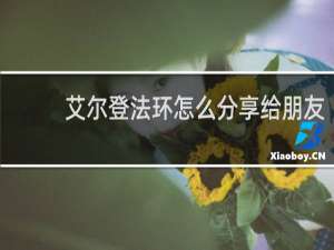 艾尔登法环怎么分享给朋友