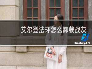 艾尔登法环怎么卸载战灰