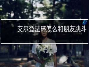 艾尔登法环怎么和朋友决斗