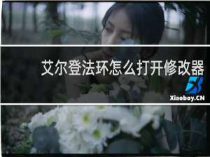 艾尔登法环怎么打开修改器