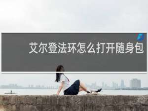艾尔登法环怎么打开随身包