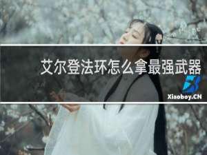 艾尔登法环怎么拿最强武器