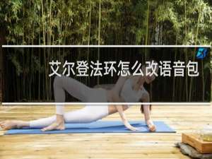 艾尔登法环怎么改语音包