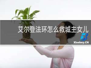 艾尔登法环怎么救城主女儿