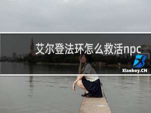 艾尔登法环怎么救活npc