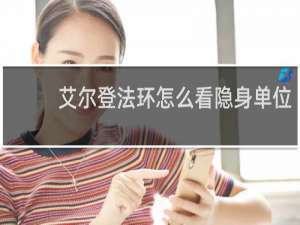艾尔登法环怎么看隐身单位