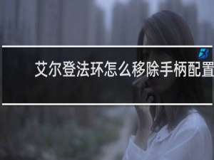 艾尔登法环怎么移除手柄配置