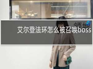 艾尔登法环怎么被召唤boss