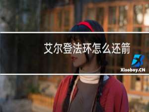 艾尔登法环怎么还箭