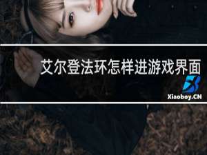 艾尔登法环怎样进游戏界面