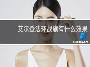 艾尔登法环战旗有什么效果