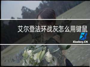艾尔登法环战灰怎么用键鼠