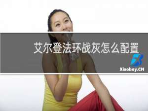 艾尔登法环战灰怎么配置