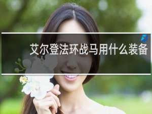 艾尔登法环战马用什么装备