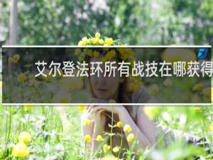 艾尔登法环所有战技在哪获得
