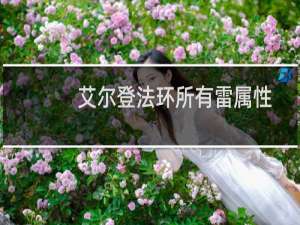 艾尔登法环所有雷属性