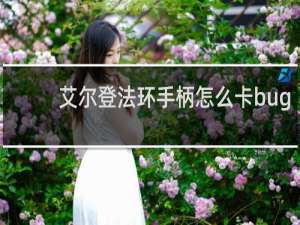 艾尔登法环手柄怎么卡bug