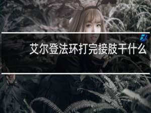 艾尔登法环打完接肢干什么