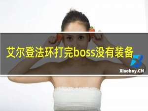 艾尔登法环打完boss没有装备