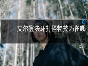 艾尔登法环打怪物技巧在哪