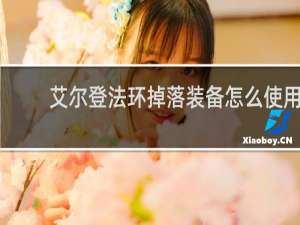 艾尔登法环掉落装备怎么使用