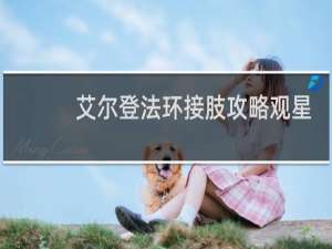艾尔登法环接肢攻略观星