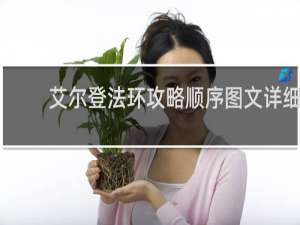 艾尔登法环攻略顺序图文详细