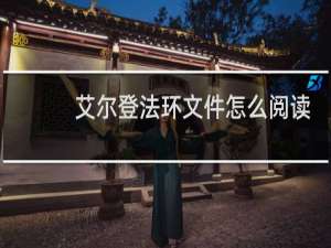 艾尔登法环文件怎么阅读