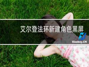 艾尔登法环新建角色黑屏