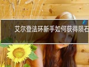 艾尔登法环新手如何获得陨石