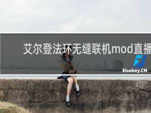 艾尔登法环无缝联机mod直播