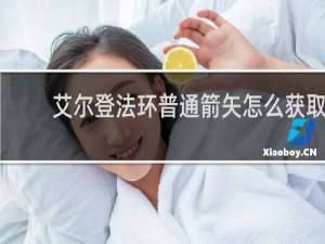 艾尔登法环普通箭矢怎么获取