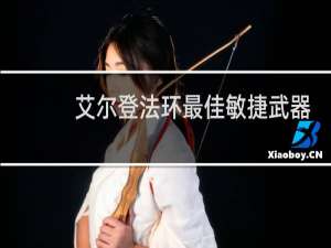 艾尔登法环最佳敏捷武器