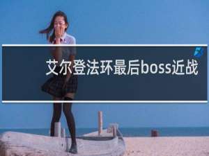 艾尔登法环最后boss近战